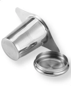 Theezeef Met Handvat Inclusief Lekplaatje En Kruiden Knijper - Thee Ei Voor Losse Thee - Theefilter Voor Losse Thee - Thee Infuser