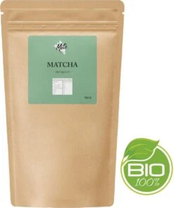 Premium Matcha Thee - 100 Gram - Biologisch Gecertificeerd - Matcha Poeder - Groene Thee - Matcha Thee - 100% Organische Thee - Japans - Matcha Latte - Gratis Verzending