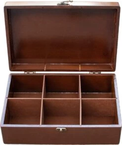 Perzische Theedoos Dahlia 20x30cm- Perzisch Patroon - Houtwerk - Persis Treasures -Thee Promotie Winkel 1008x1200