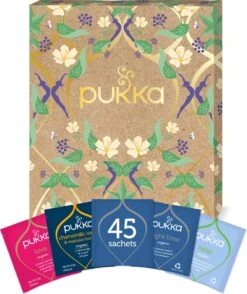 Pukka Relax Kruidenthee Geschenkdoos - 5 Blends Biologische Kruidenthee, Ook Leuk Als Verjaardagscadeau - 45 Zakjes - Theedoos - GB-BIO-05 -Thee Promotie Winkel 1009x1200 2