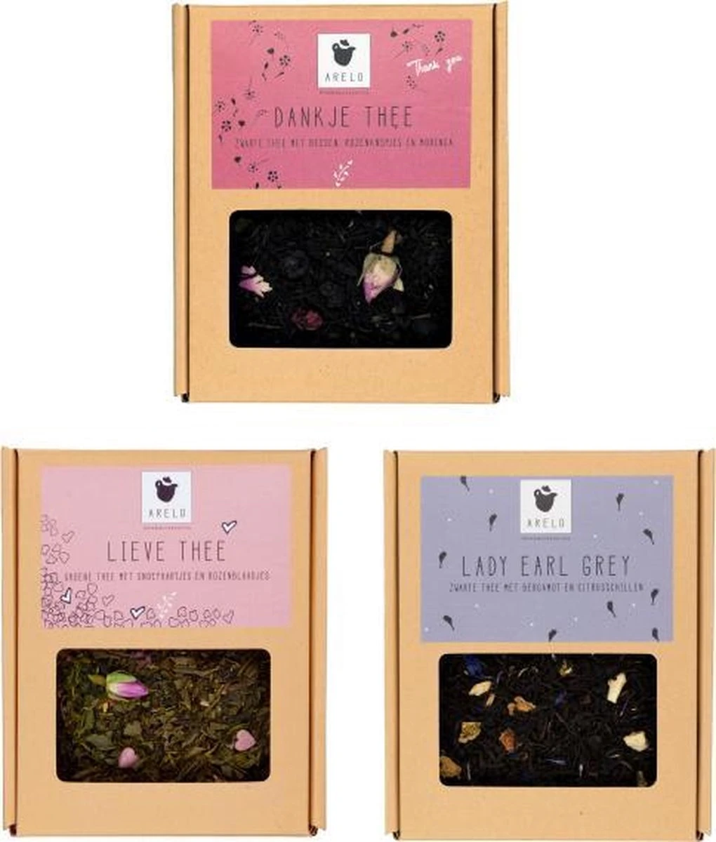 Losse Thee - Pakket - Cadeau - Bedankt 3 Losse Thee - Pakket - Cadeau - Bedankt - Afbeelding 3