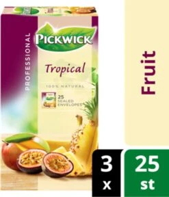 Thee Pickwick Tropical 25x1.5gr Met Envelop - 3 Stuks - 3 Stuks -Thee Promotie Winkel 1030x1200 2