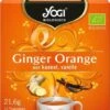 8x Yogi Tea Ginger Orange Biologisch 12 Stuks - NL-BIO-01
