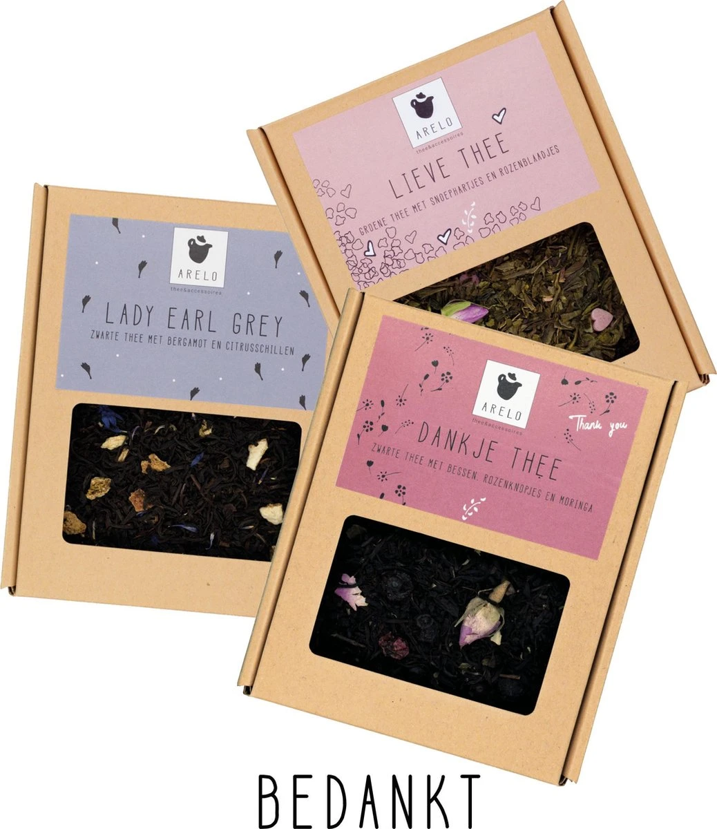 Losse Thee - Pakket - Cadeau - Bedankt 1 Losse Thee - Pakket - Cadeau - Bedankt