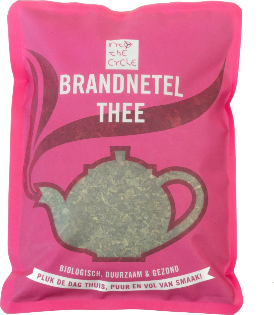 Into The Cycle Kruidenthee - Brandnetel Thee Biologisch - Losse Thee - 50 Gram Zak 1 Into The Cycle Kruidenthee - Brandnetel Thee Biologisch - Losse Thee - 50 Gram Zak