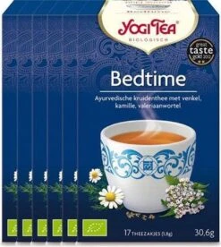 Yogi Tea Bedtime - Tray: 6 Stuks -Thee Promotie Winkel 1074x1200 5