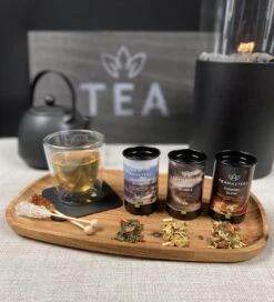 Teamasters Giftbox - Thee Geschenkset - Kerstpakket - Thee - Herbal Chai - Herbal Rooibos - Groene Thee - Perzik - Appel - Kerst - Geschenkset -Thee Promotie Winkel 1090x1200