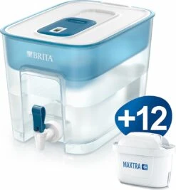 BRITA - Waterfilterkan - Flow Cool - Blauw - 8,2L + 12 Pack MAXTRA+ Waterfilterpatronen - Voordeelverpakking -Thee Promotie Winkel 1111x1200 3