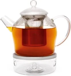 Bredemeijer - Glazen Minuet Santhee Theepot 1,5L Met Filter -Thee Promotie Winkel 1119x1200