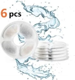 Drinkfontein Filters 6 Stuks - Navulling Kattenfontein - Water Filter - Drinkfilters - Filter Waterreservoir - Waterfilter Drinkfontein -Thee Promotie Winkel 1124x1200 3