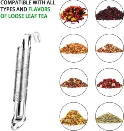 BOTC Thee Infuser - RVS - Theezeef - Thee Knijptang - Thee Ei - Theepot Infuser - Theezeefje -KOMEO160 -Thee Promotie Winkel 1133x1200