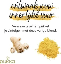 Pukka Three Ginger Thee, Met Kurkuma, Gember En Galangawortel - 4 X 20 Zakjes - GB-BIO-05 -Thee Promotie Winkel 1152x1200 13
