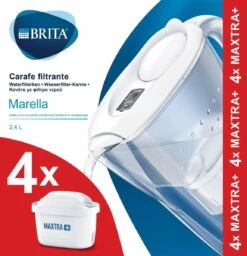 BRITA Waterfilterbundel Marella Cool White + 4 MAXTRA+ Filterpatronen -Thee Promotie Winkel 1156x1200 1
