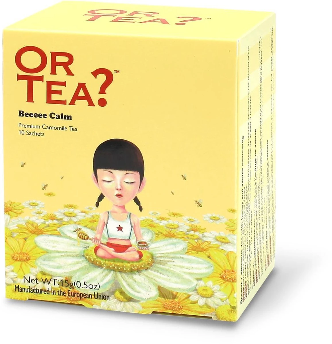 Or Tea? Beeeee Calm - 10 Builtjes 10-sachets Box 10 Zakjes Camomile Kamille Thee 1 Or Tea? Beeeee Calm - 10 Builtjes 10-sachets Box 10 Zakjes Camomile Kamille Thee
