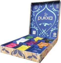 Pukka Original Kruidenthee Geschenkdoos - 9 Blends Biologische Kruidenthee, Ook Leuk Als Verjaardagscadeau - 45 Zakjes - Theedoos - GB-BIO-05