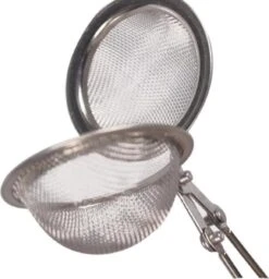 Merkloos 1 Stuk - Theezeef - RVS - Thee-ei - Kruidenbol - RVS - Theezeefje Voor Losse Thee - Thee Bal - Lengte 16cm - Diameter 4.5cm - Thee Zeef -Thee Promotie Winkel 1159x1200