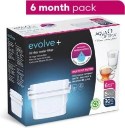 Aqua Optima Evolve+ Single Life - Wit - 6x 100 Liter -Thee Promotie Winkel 1165x1200 1