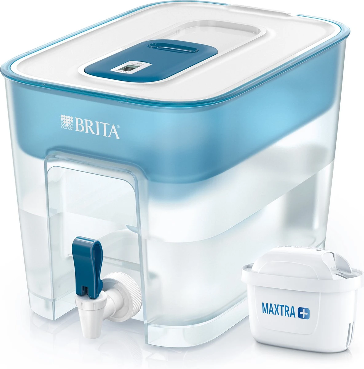 BRITA - Waterfilterkan Flow Cool - Blauw - 8,2L 1 BRITA - Waterfilterkan Flow Cool - Blauw - 8,2L
