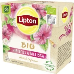 Lipton Hibiscus & Melissa Kruidenthee, Met De Zoete Smaak Van Hibiscus En De Frisse Smaak Van Melissa - 4 X 20 Zakjes - PL-EKO-03 -Thee Promotie Winkel 1188x1200 6