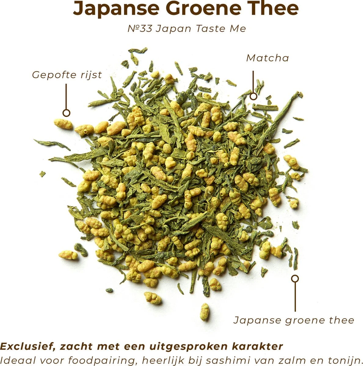 Soolong Taste Japan Nr33 Japanse Groene Thee - Fluweelzacht - Genmaicha, Matcha & Gepofte Rijst - Duurzame Losse Thee - Premium Thee Uit Japan - Blik 25gram 2 Soolong Taste Japan Nr33 Japanse Groene Thee - Fluweelzacht - Genmaicha, Matcha & Gepofte Rijst - Duurzame Losse Thee - Premium Thee Uit Japan - Blik 25gram - Afbeelding 2