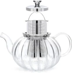Glazen Theepot Met Filter (RVS) - 1.2 Liter - Pompoen Design - Thee Infuser – Borosilicaat – Anti-druppel Tuit 6 Glazen Theepot Met Filter (RVS) - 1.2 Liter - Pompoen Design - Thee Infuser – Borosilicaat – Anti-druppel Tuit -Thee Promotie Winkel 1191x1200 1