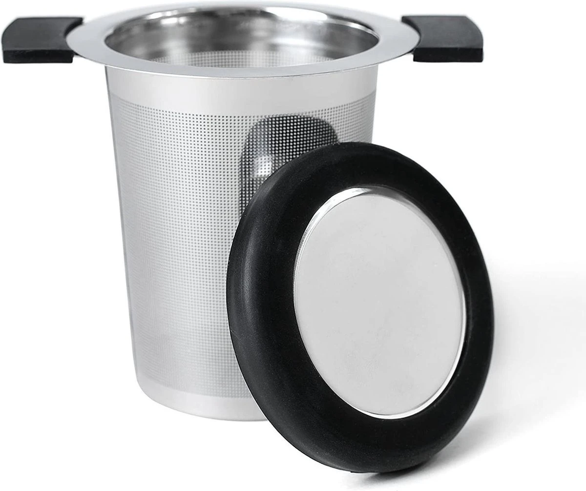 Theezeef Zwart - Losse Thee G - 50 Koppen Per 100 Gram 3 Theezeef Zwart - Losse Thee G - 50 Koppen Per 100 Gram - Afbeelding 3