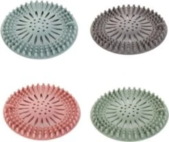 WiseGoods - Haarstopper - Haarvanger - Douche Zeef - Douche Filter - Haarfilter - Douche Afvoer - Siliconen - Blauw -Thee Promotie Winkel 1200x1009 2