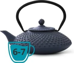 Bredemeijer - Theepot Xilin 1,25L Gietijzer Blauw 17 Bredemeijer - Theepot Xilin 1,25L Gietijzer Blauw -Thee Promotie Winkel 1200x1021