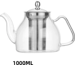 SensaHome - Infuser Theekan/Theepot - Transparant - Glas -Thee Promotie Winkel 1200x1033