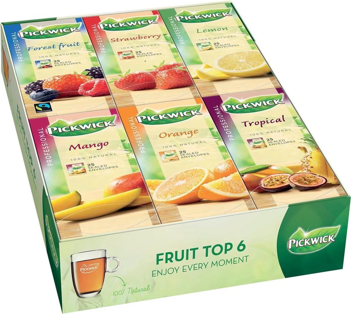 Pickwick Thee Combipack Fruitthee - Pak 150 Stuks 1 Pickwick Thee Combipack Fruitthee - Pak 150 Stuks