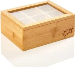 Bambuswald© Houten Theedoos Met 6 Vakken Gemaakt Van 100% Duurzame Bamboe 25 Bambuswald© Houten Theedoos Met 6 Vakken Gemaakt Van 100% Duurzame Bamboe -Thee Promotie Winkel 1200x1075 1