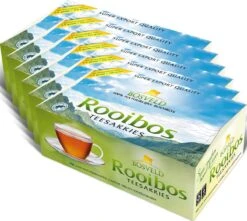 Bosveld Thee - Rooibos - Teesakkies - 6 X 200gr (480 ZAKJES) -Thee Promotie Winkel 1200x1076 2