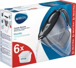 BRITA - Waterfilterkan Marella Cool - Grafiet - 2,4L + 6 MAXTRA+ Waterfilterpatronen -Thee Promotie Winkel 1200x1082 1