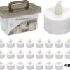 Merkloos Set Theelichtjes LED - Box Met 48 Stuks - INCLUSIEF Batterijen