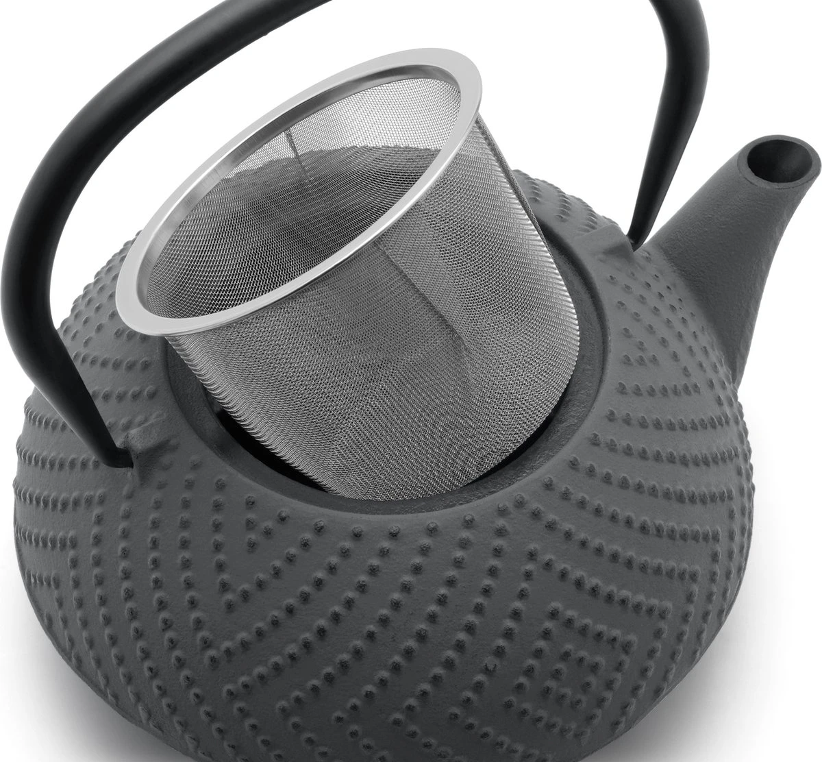 Bredemeijer Theepot Fujian 1.2L Met Filter Warm Grijs 3 Bredemeijer Theepot Fujian 1.2L Met Filter Warm Grijs - Afbeelding 3