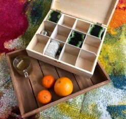 12 Vaks Theedoos - Houten Theedoos 8 12 Vaks Theedoos - Houten Theedoos -Thee Promotie Winkel 1200x1126