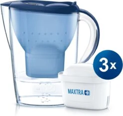 BRITA - Waterfilterkan Marella Cool - Blauw - 2,4L + 3 MAXTRA+ Waterfilterpatronen -Thee Promotie Winkel 1200x1130