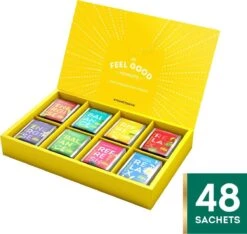 Lipton Thee Wellness Selection Geschenkdoos, Het Perfecte Cadeau Voor Hem En Haar- 48 Zakjes - 1 Theedoos