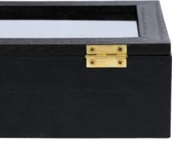 CasaLupo Theedoos Zwart 6-vaks - Met Fluweel - 24 X 16 Cm -Thee Promotie Winkel 1200x1152