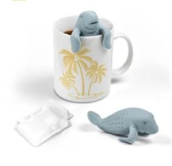 Theezeefje In De Vorm Van Een Zeekoe/lamantijn - Tea Infuser 'Manatea' - Siliconen Thee-ei 'walrus' -Thee Promotie Winkel 1200x1154