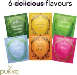 Pukka Dayround Wellness Box - 6 Blends Biologische Kruidenthee, Ook Leuk Als Verjaardagscadeau Voor Hem En Haar, 90 Theezakjes - Theedoos -Thee Promotie Winkel 1200x1171 2