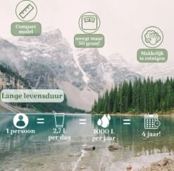 Waterfilter Survival Steddy Pro - Zuiver Gratis Drinkwater - Waterfles Waterzuivering - Waterfilter Kraan - Outdoor - FILTER 4000 LITER! -Thee Promotie Winkel 1200x1175 1