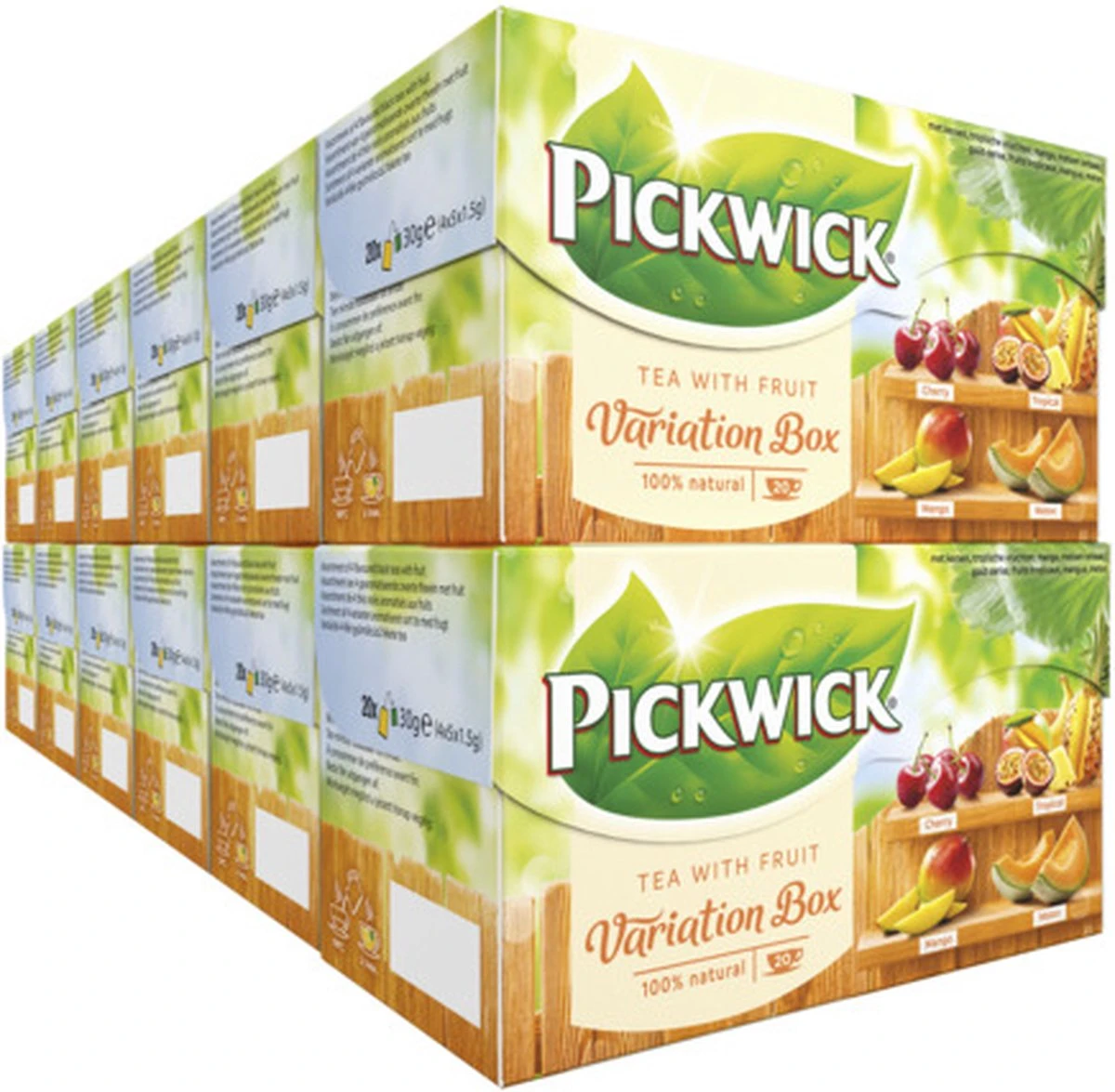 Pickwick Fruit Thee Variatie Oranje - 12 X 20 Zakjes 1 Pickwick Fruit Thee Variatie Oranje - 12 X 20 Zakjes