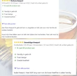 Tolussa Premium Theepot Glas Met Filter - 1.25L - Zwart - Isolerend - Lekt Niet -Thee Promotie Winkel 1200x1179