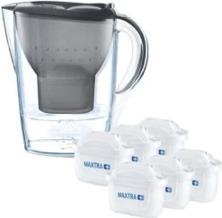 BRITA - Waterfilterkan Marella Cool - Grafiet - 2,4L + 6 MAXTRA+ Waterfilterpatronen -Thee Promotie Winkel 1200x1181 2