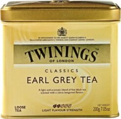 Earl Grey Thee Blikje Twinings Tea 200 Gram | Losse Thee
