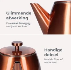 Vaja® Theepot Juliette Rosé Dubbelwandig -Thee Promotie Winkel 1200x1196