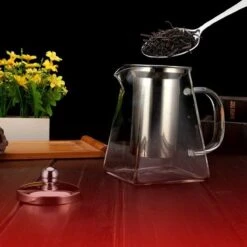 Procidi® Glazen Theepot Met Filter - Theekan Met Infuser - Dubbelwandig Borosilicaat Glas - Thee Thermoskan - Koffiekan 950 ML - Teapot -Thee Promotie Winkel 1200x1200 133