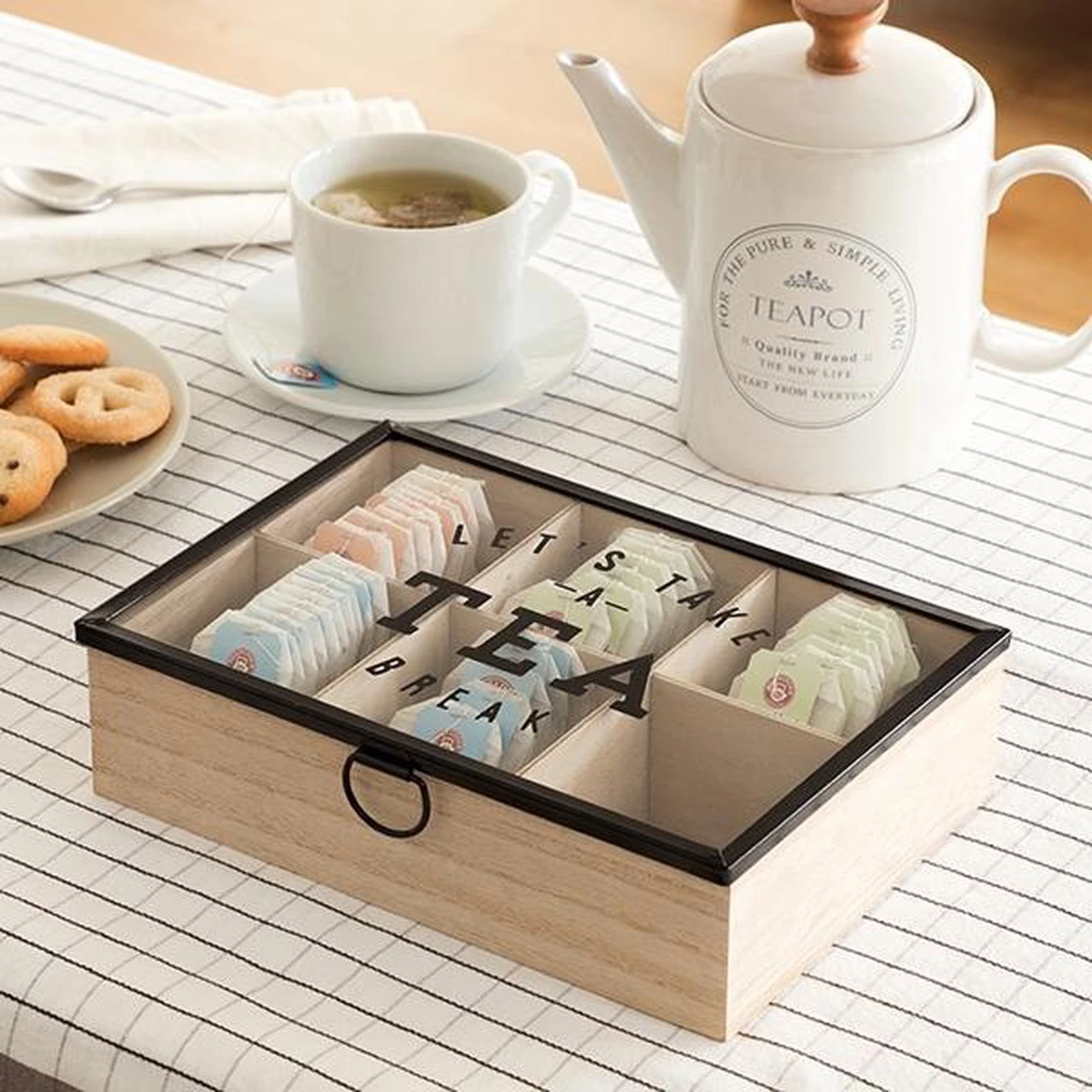 Merkloos Theedoos Let´s Take A Break 3 Merkloos Theedoos Let´s Take A Break - Afbeelding 3