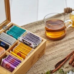 Bambuswald© Houten Theedoos Met 6 Vakken Gemaakt Van 100% Duurzame Bamboe 16 Bambuswald© Houten Theedoos Met 6 Vakken Gemaakt Van 100% Duurzame Bamboe -Thee Promotie Winkel 1200x1200 168